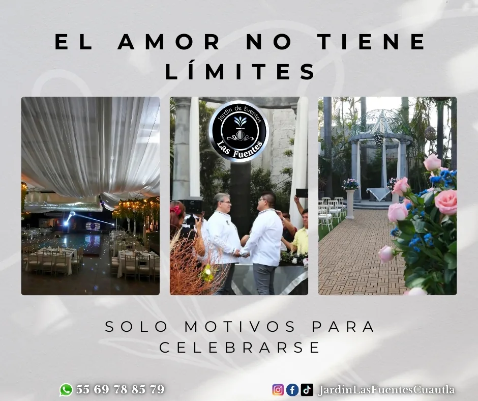 Collage de espacios para bodas